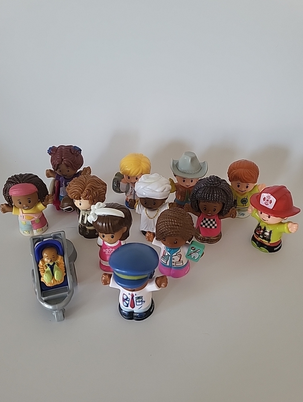 Fisher Price Little People Figures Girl Boy Lot Of 13